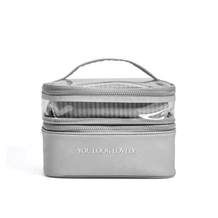 Double Layer Makeup Bag